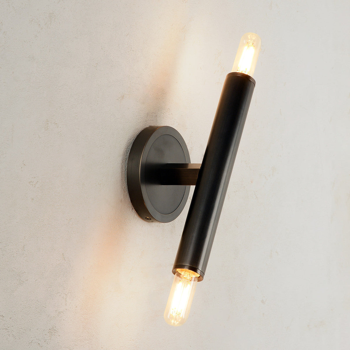 Patrick Modern Brass Sconce Bronze — Pamlamp