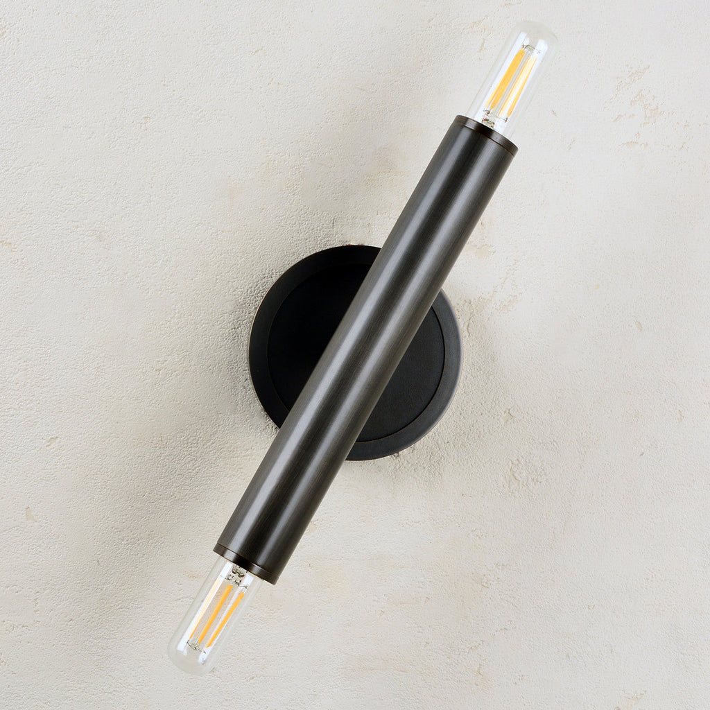 Patrick Modern Brass Sconce Bronze — Pamlamp