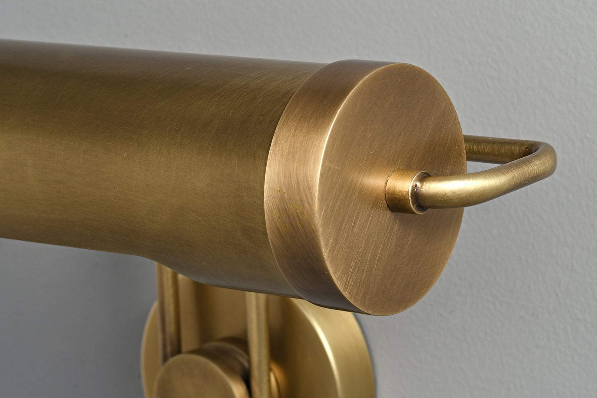 Chole Tube Modern Brass Picture Light — Pamlamp