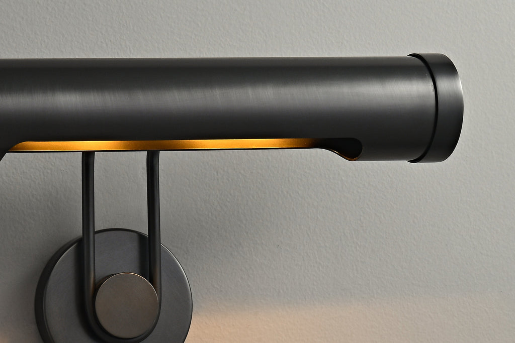 Chole Tube Modern Brass Picture Light — Pamlamp