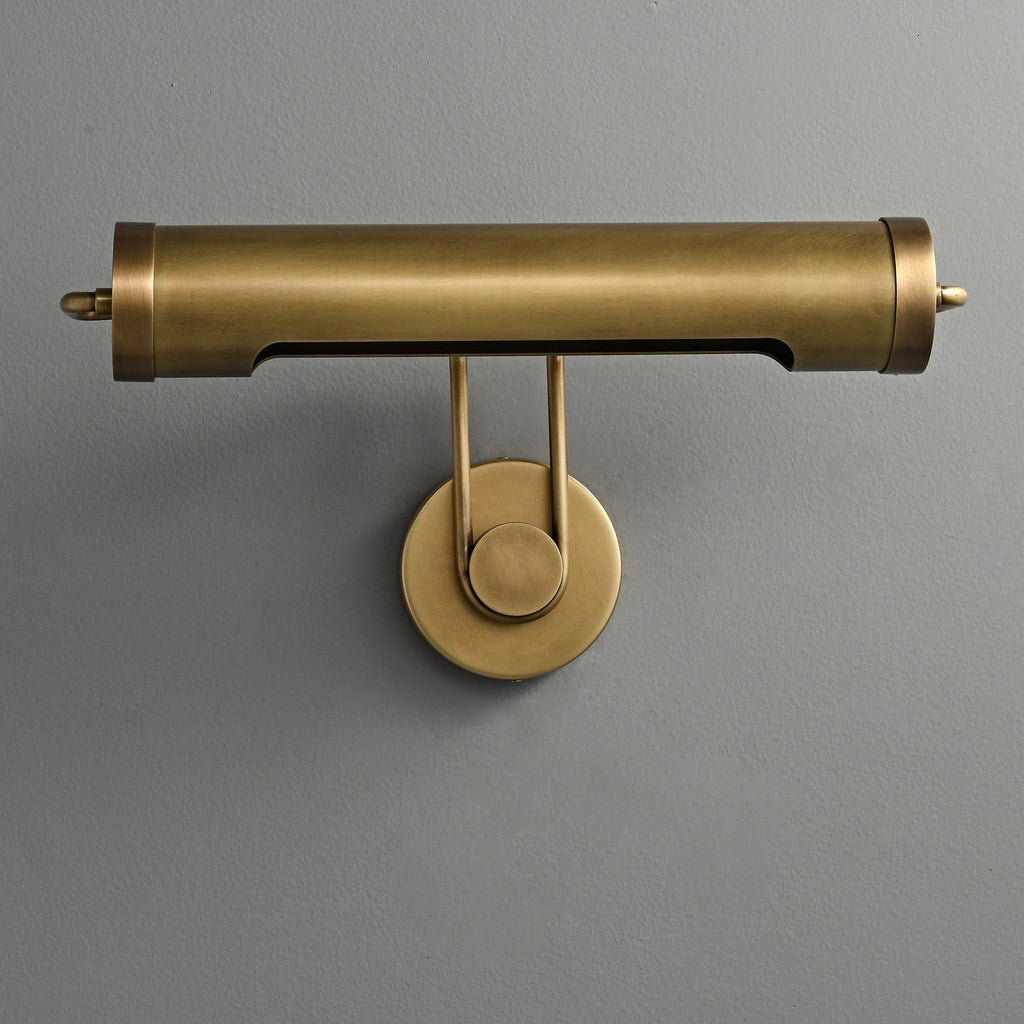Chole Tube Modern Brass Picture Light — Pamlamp
