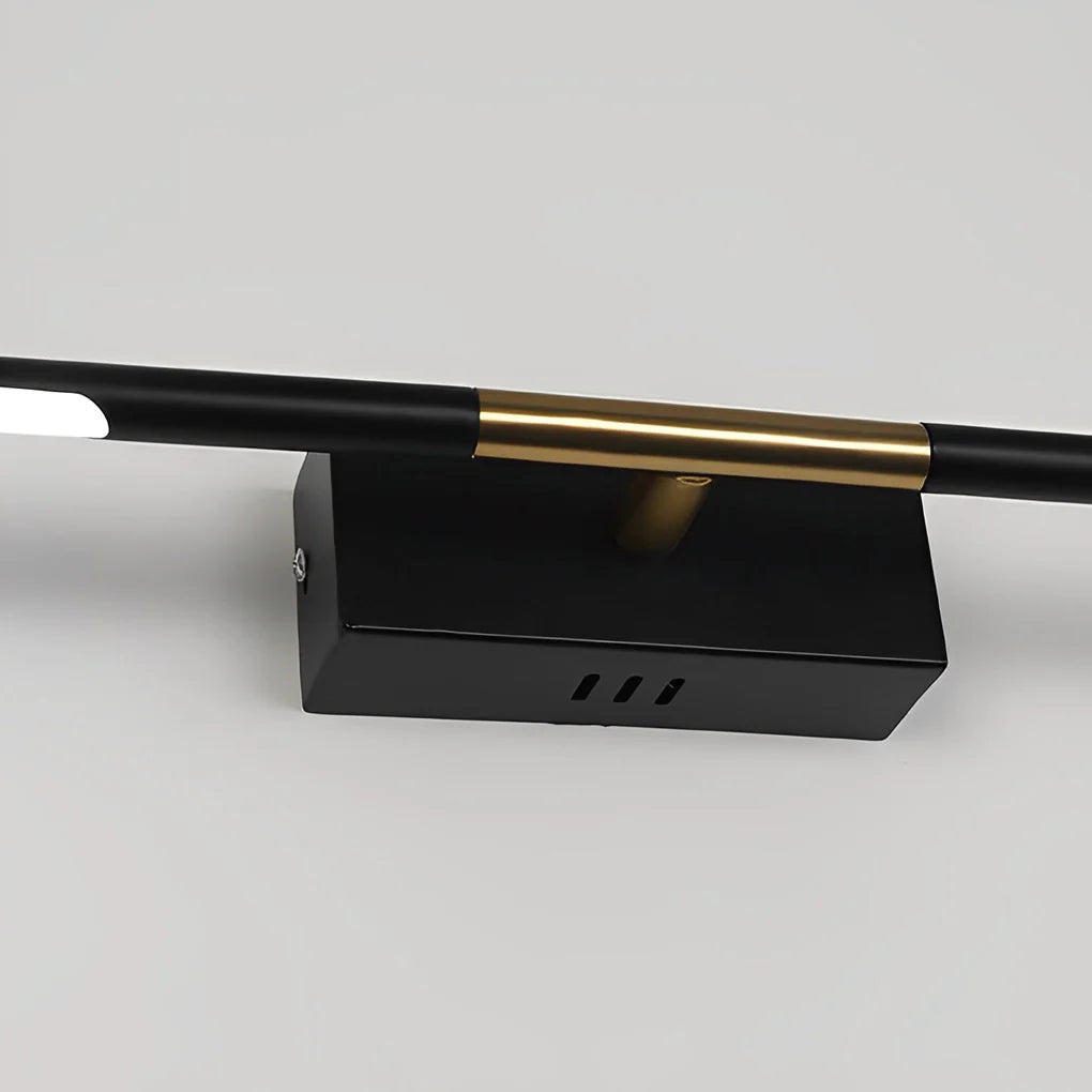 Modern Brass Gold LED Bathroom Vanity Light — Pamlamp