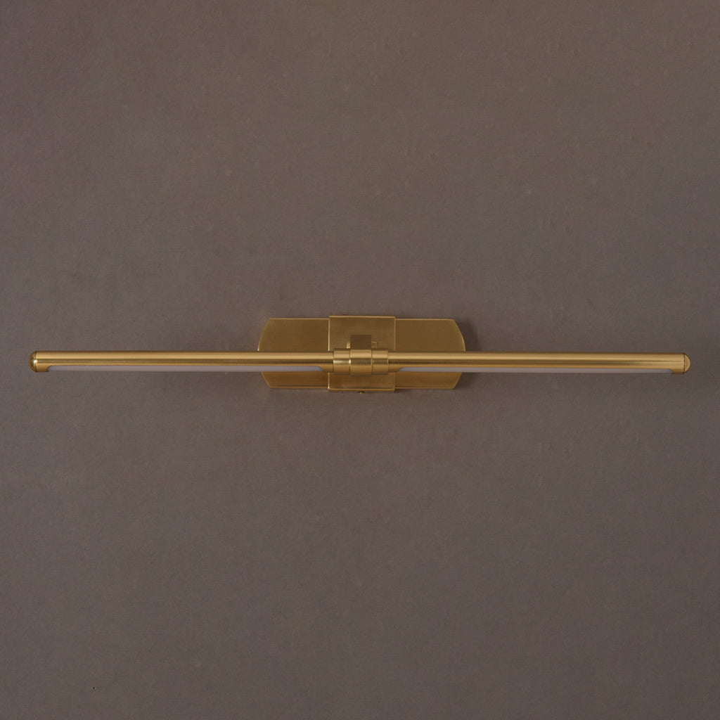 Vivaround Modern Brass Picture Vanity Light 24" — Pamlamp