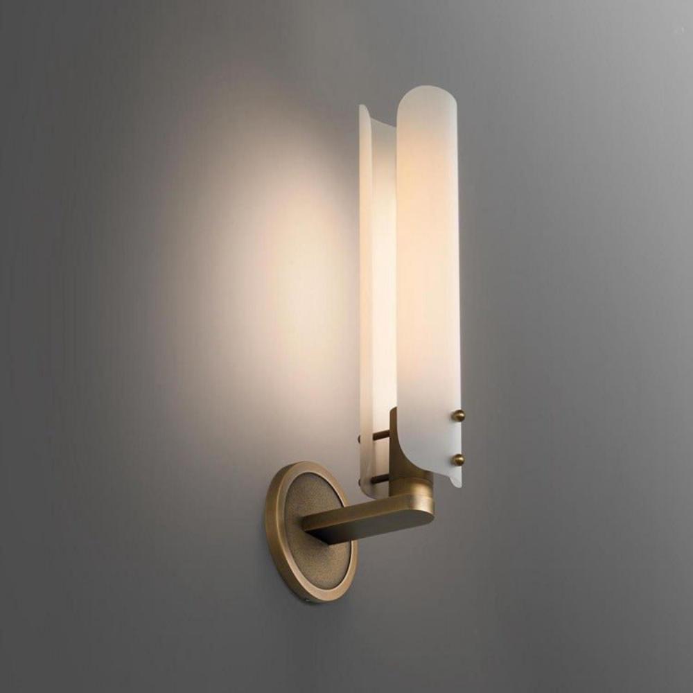 Alan Glass Sconce, Wall Lamps for Bedroom — Pamlamp