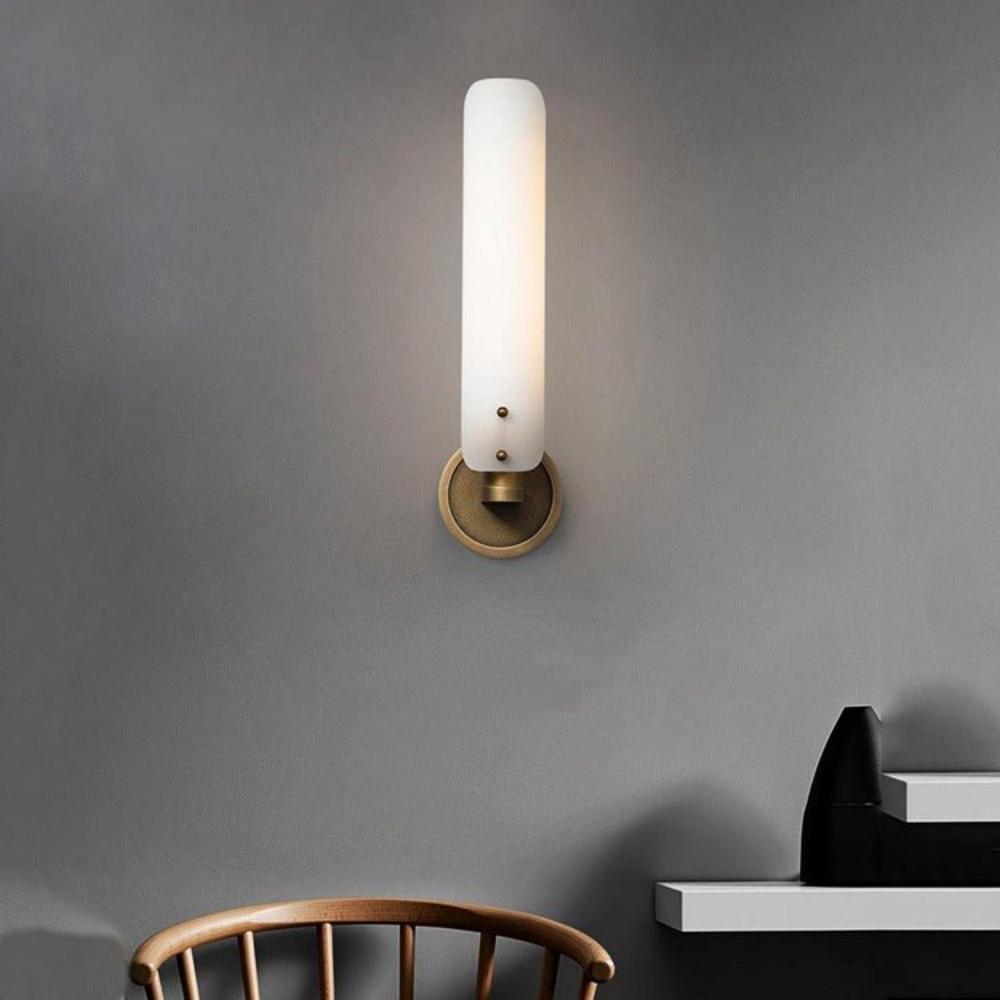 Alan Glass Sconce, Wall Lamps for Bedroom — Pamlamp