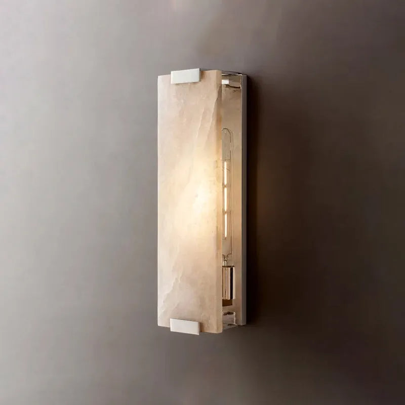 Modern Alabaster Grand Sconce — Pamlamp