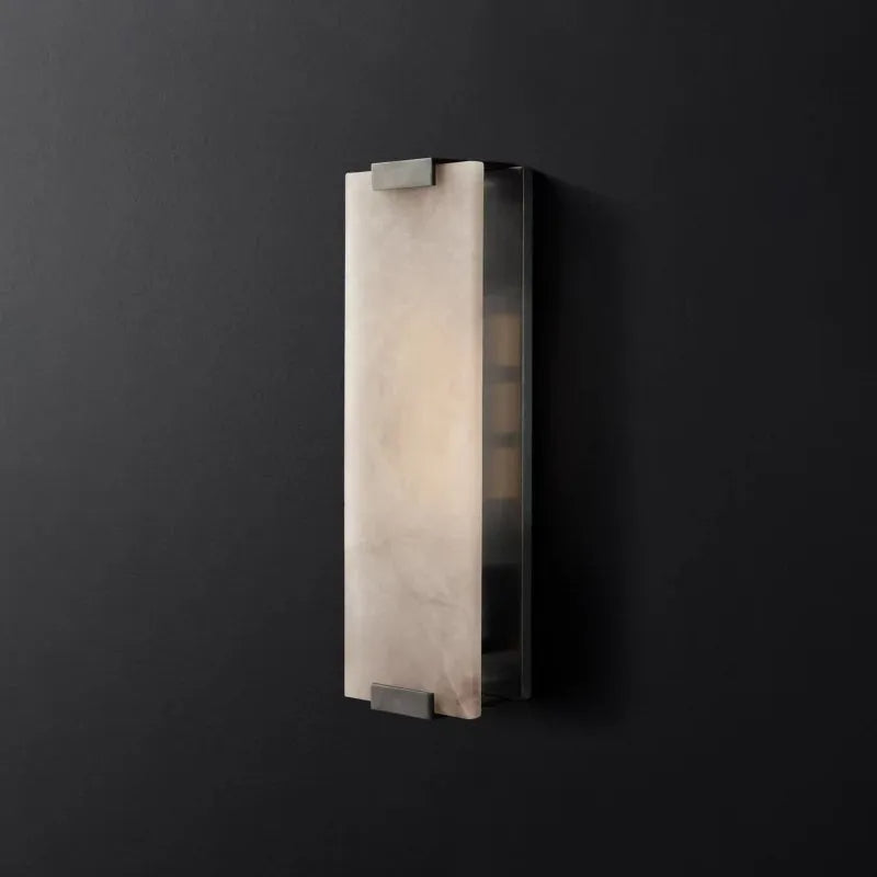 Modern Alabaster Grand Sconce — Pamlamp