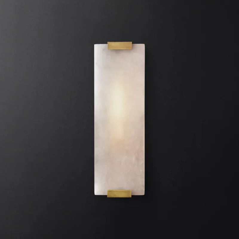 Modern Alabaster Grand Sconce — Pamlamp