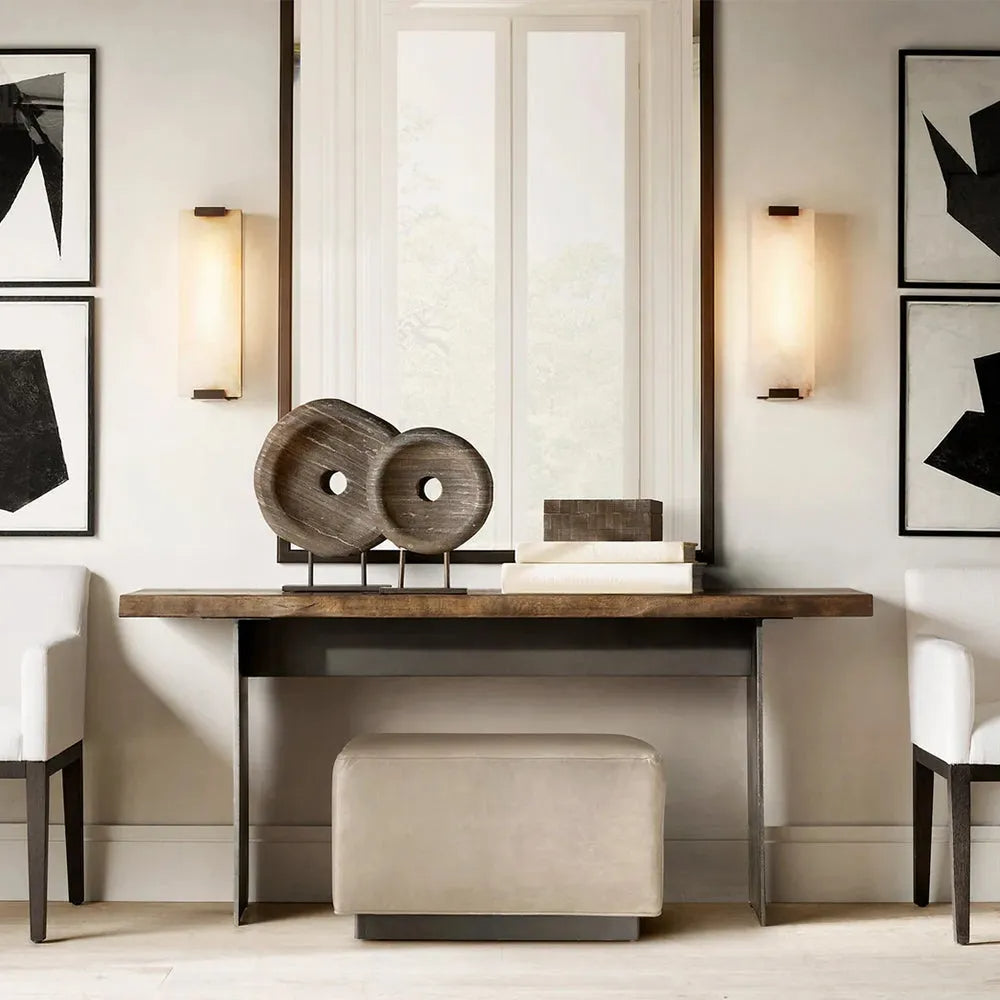 Modern Alabaster Sconce — Pamlamp