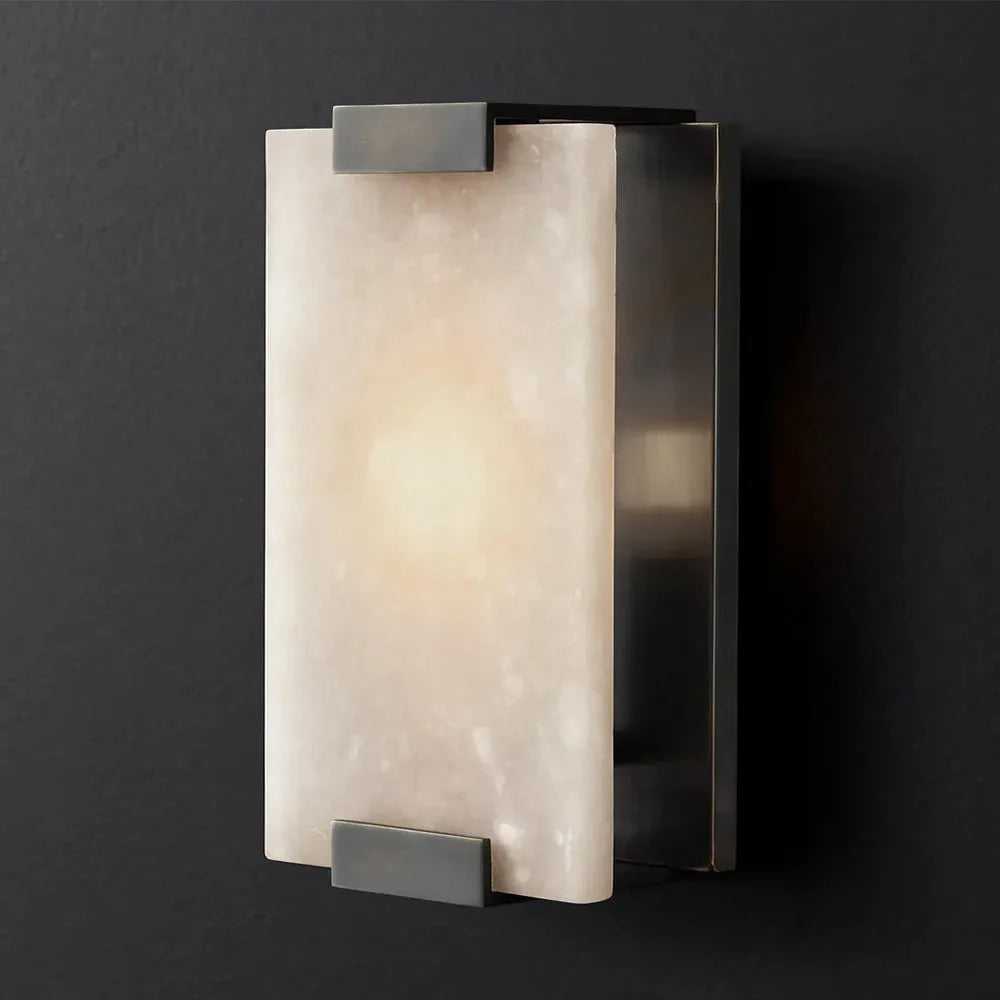 Modern Alabaster Sconce — Pamlamp