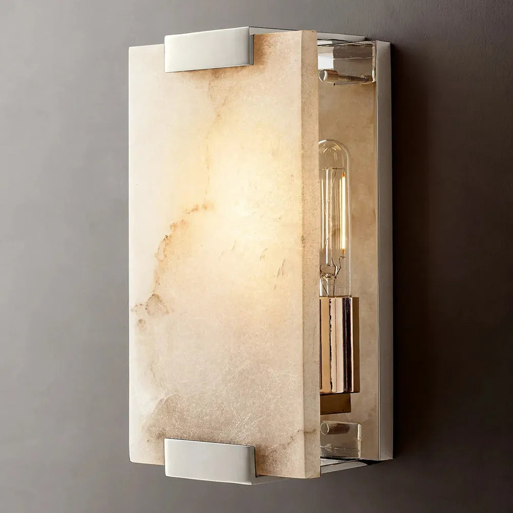 Modern Alabaster Sconce — Pamlamp