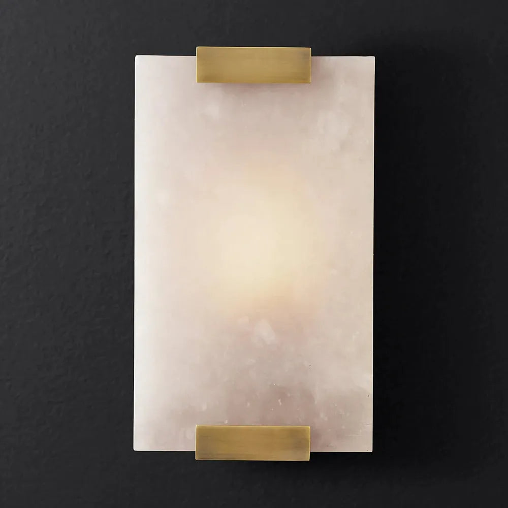 Modern Alabaster Sconce — Pamlamp