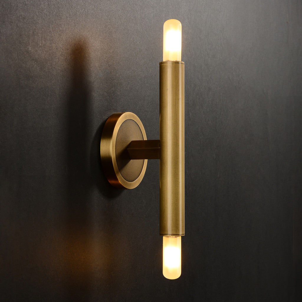 Patrick Modern Brass Sconce Bronze — Pamlamp