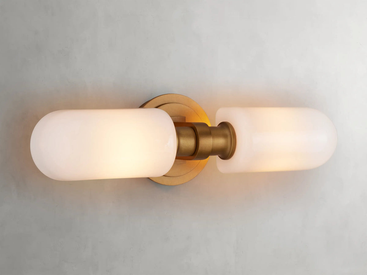 Modern Luxury Zayd Double Sconce — Pamlamp