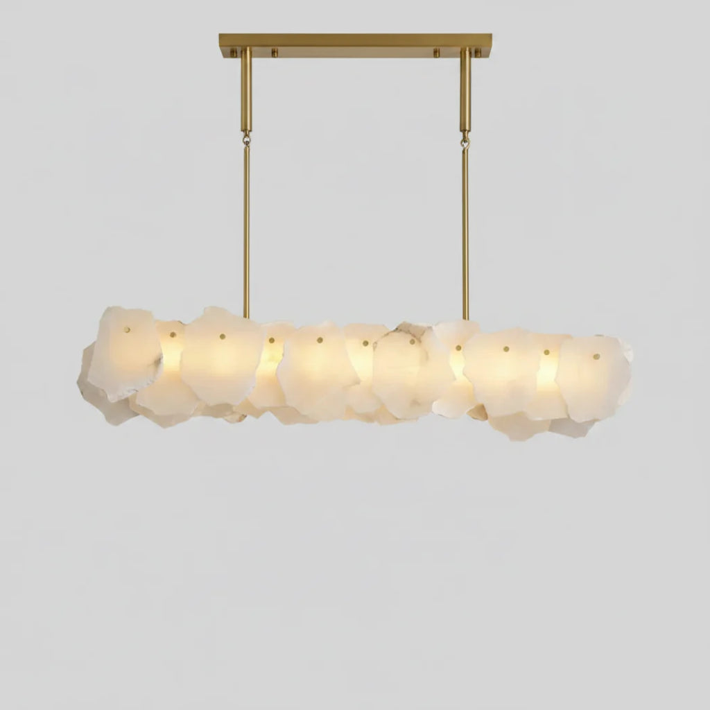 Nasile Alabaster Linear Chandelier (Rod) — Pamlamp