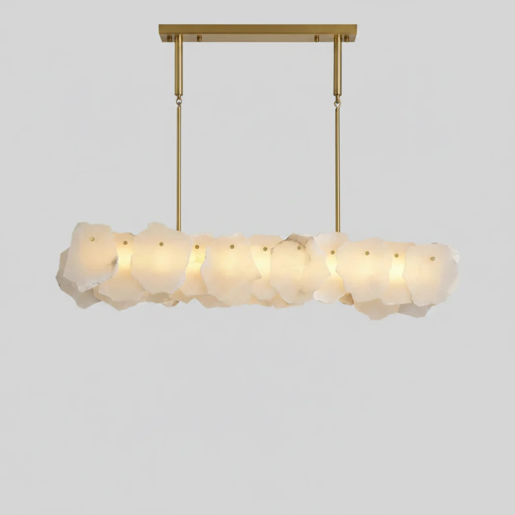 Nasile Alabaster Linear Chandelier (Rod) — Pamlamp