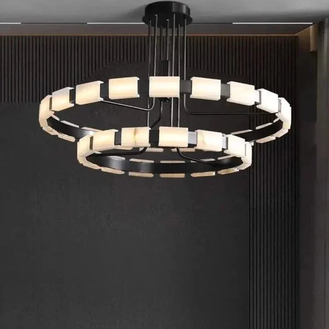 Just Spanish Marble Lustres LED Chandelier — Pamlamp