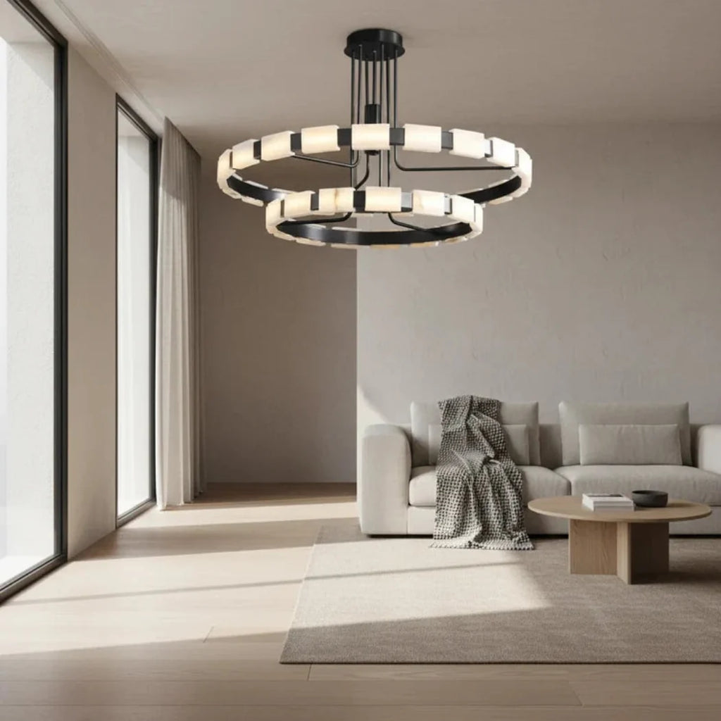 Just Spanish Marble Lustres LED Chandelier — Pamlamp