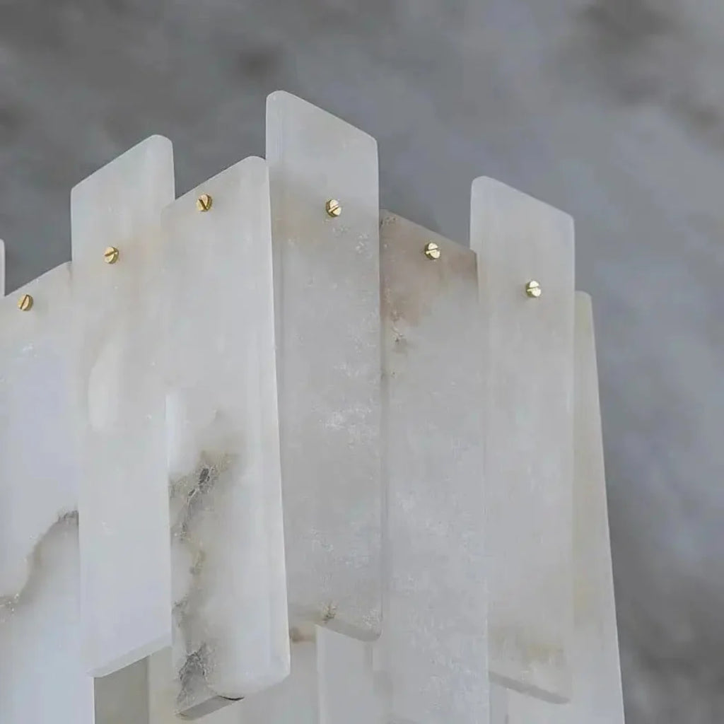 Regina Alabaster Linear Chandelier — Pamlamp