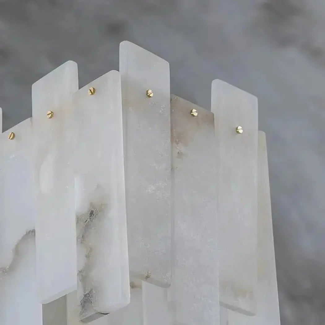 Regina Alabaster Linear Chandelier — Pamlamp