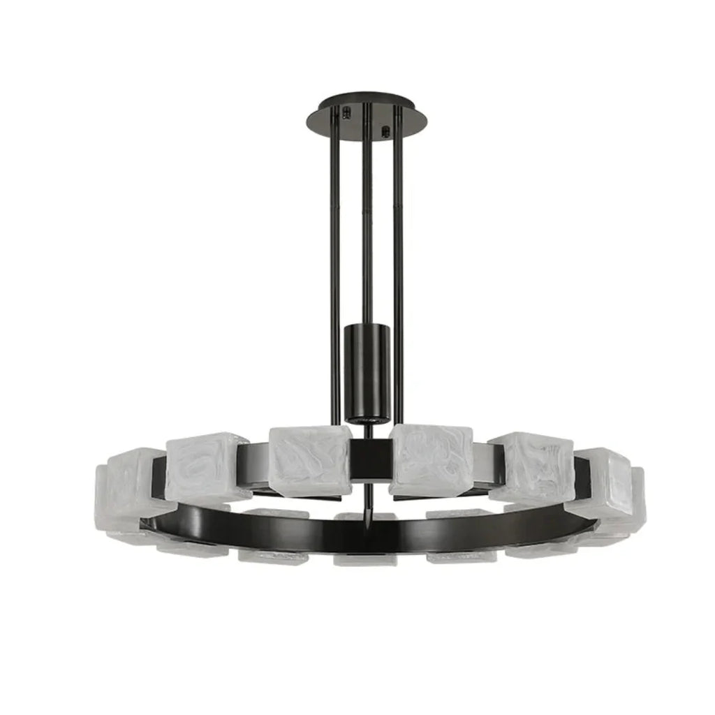 Modern Spanish Alabaster Chandelier — Pamlamp