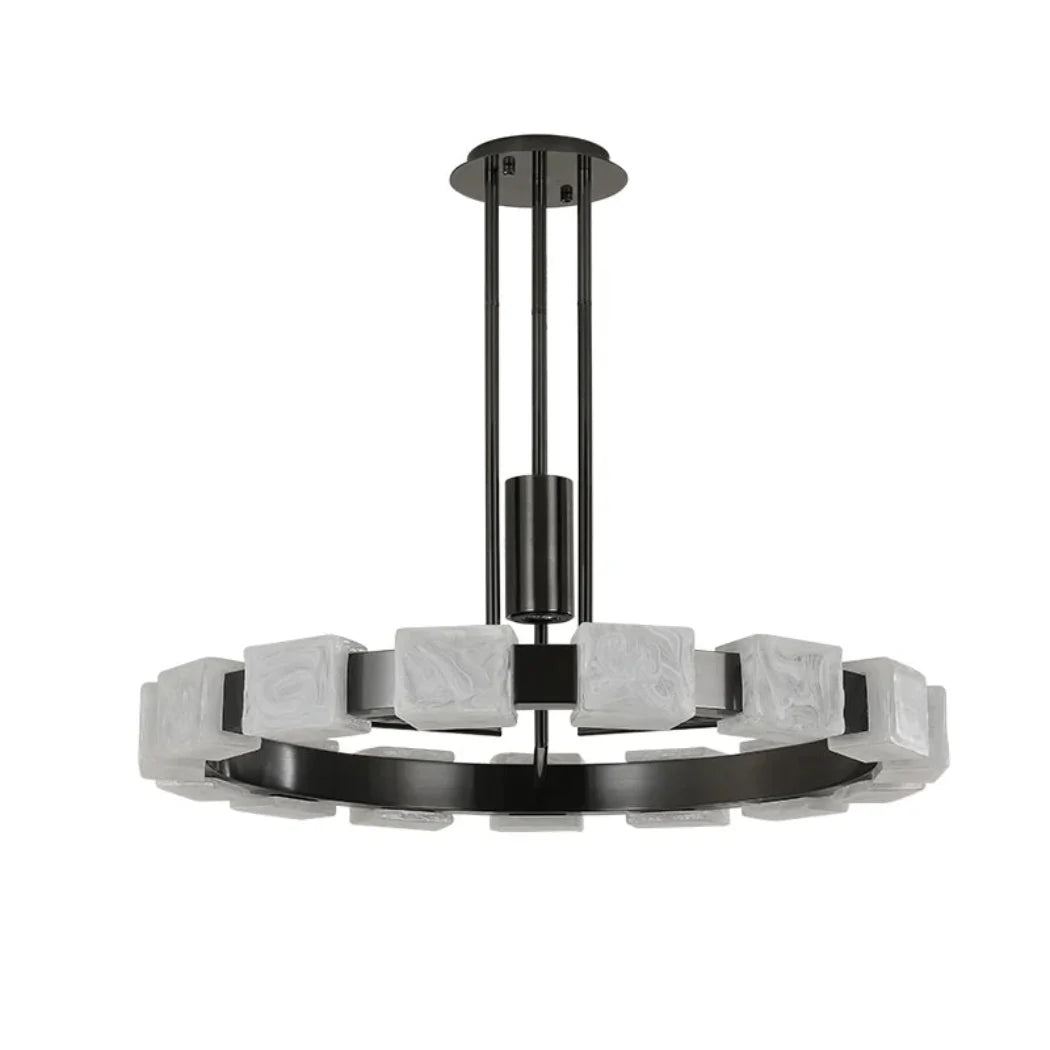 Modern Spanish Alabaster Chandelier — Pamlamp