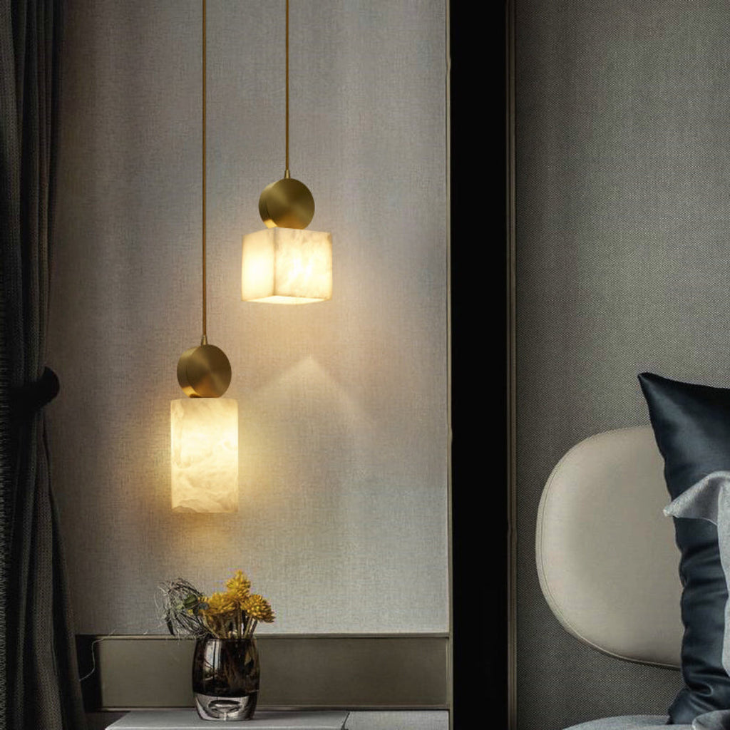 Ginevra Alabaster Pendant Light — Pamlamp