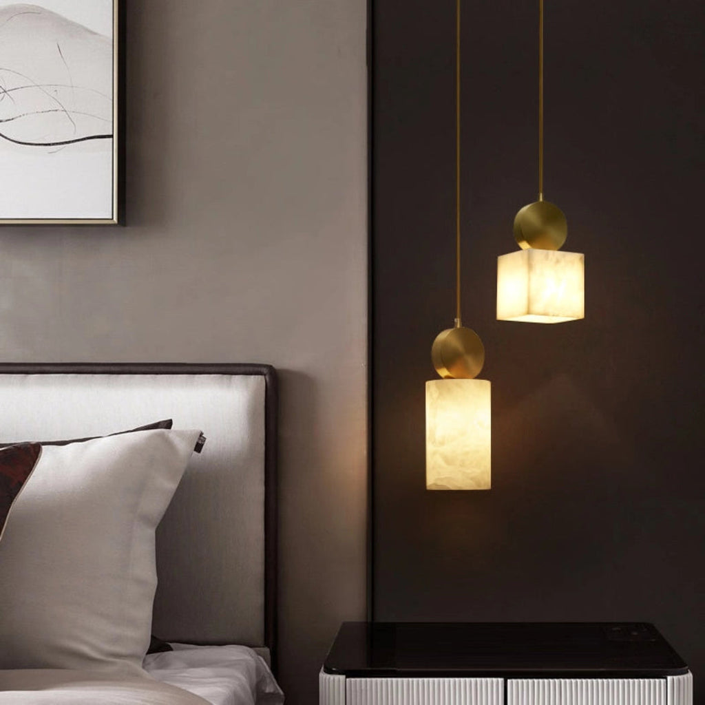 Ginevra Alabaster Pendant Light — Pamlamp