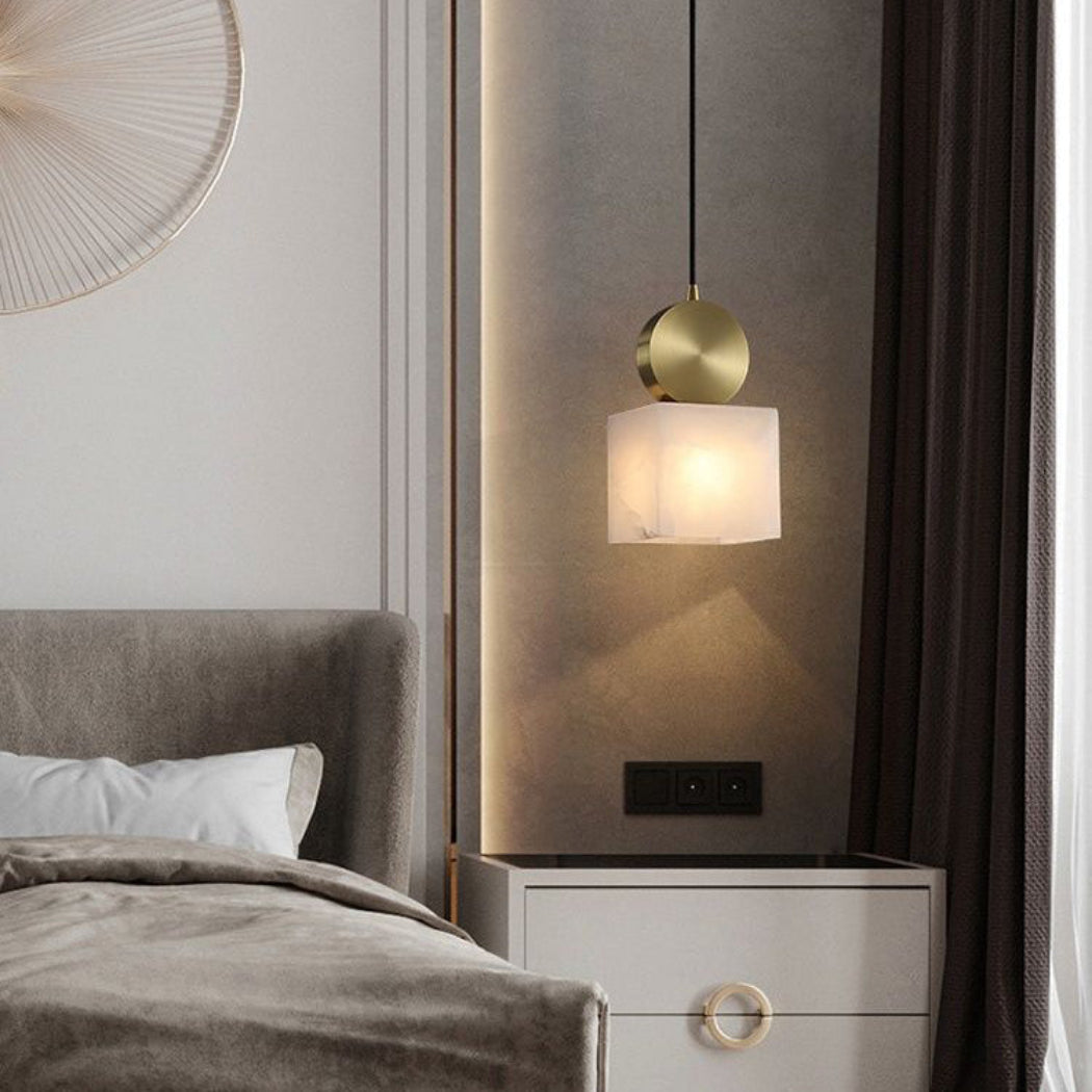 Ginevra Alabaster Pendant Light — Pamlamp
