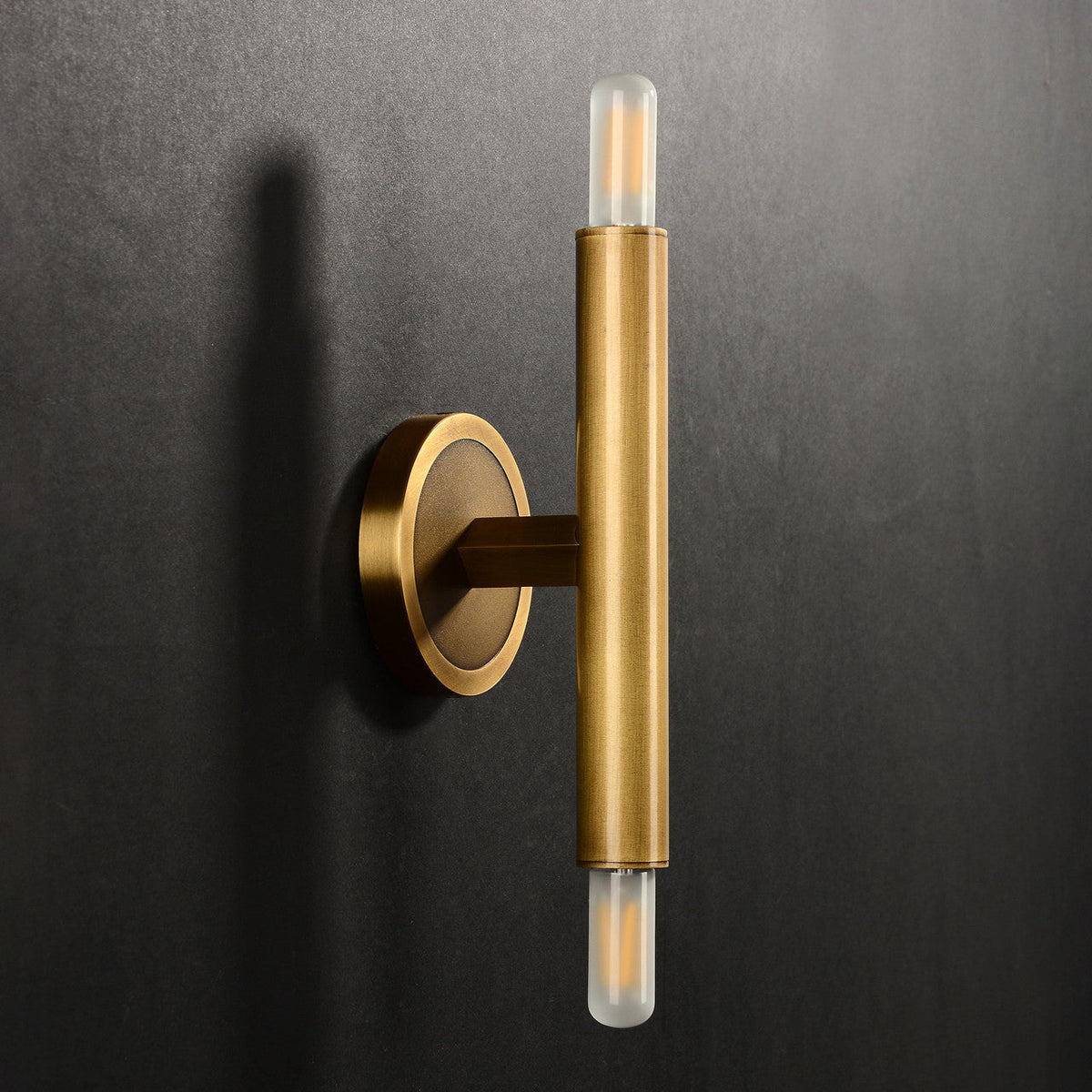 Patrick Modern Brass Sconce Bronze — Pamlamp