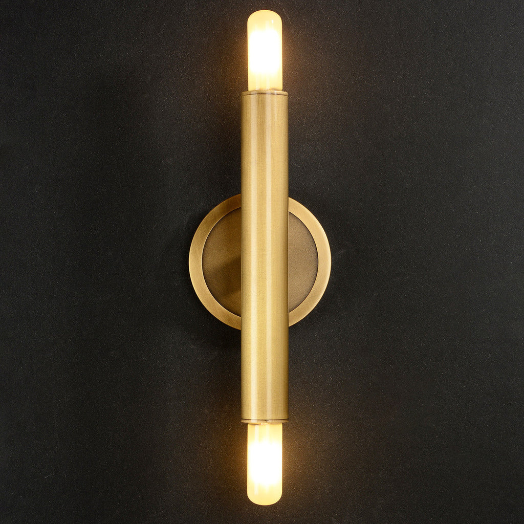 Patrick Modern Brass Sconce Bronze — Pamlamp