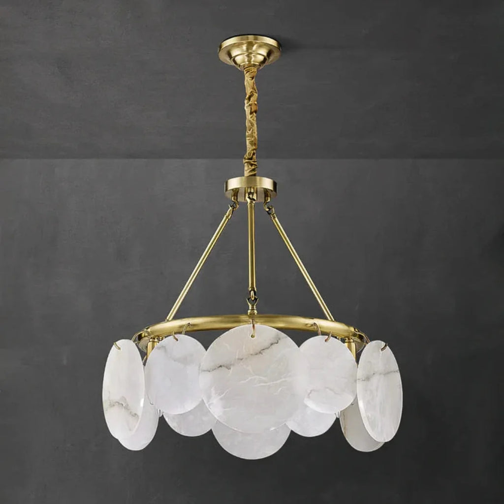 Calamete Alabaster Chandelier — Pamlamp