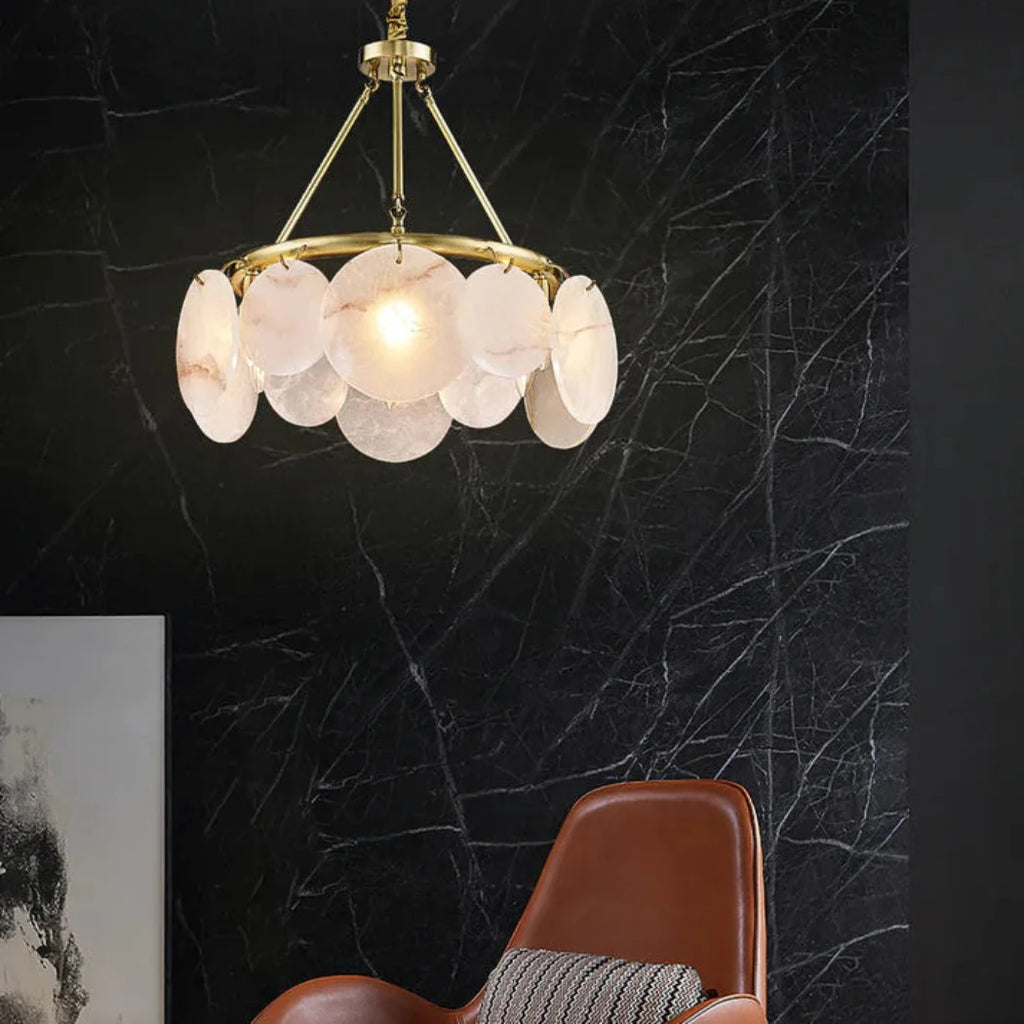Calamete Alabaster Chandelier — Pamlamp