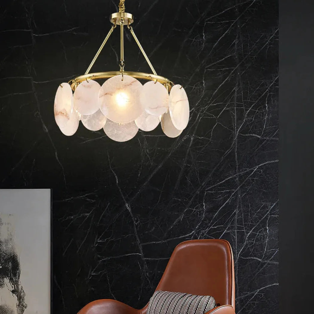 Calamete Alabaster Chandelier — Pamlamp