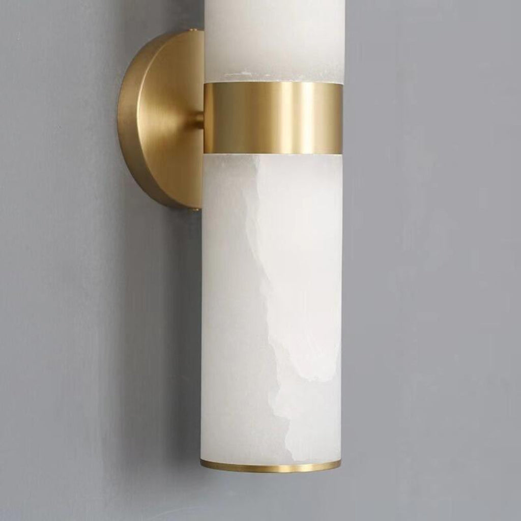 Sutton Linear Alabaster Wall Sconce — Pamlamp