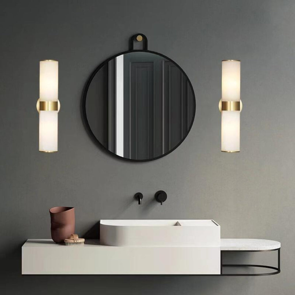 Sutton Linear Alabaster Wall Sconce — Pamlamp