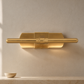 Vivaround Modern Brass Picture Wall Sconce 18" in a warm neutral Pamlamp interior
