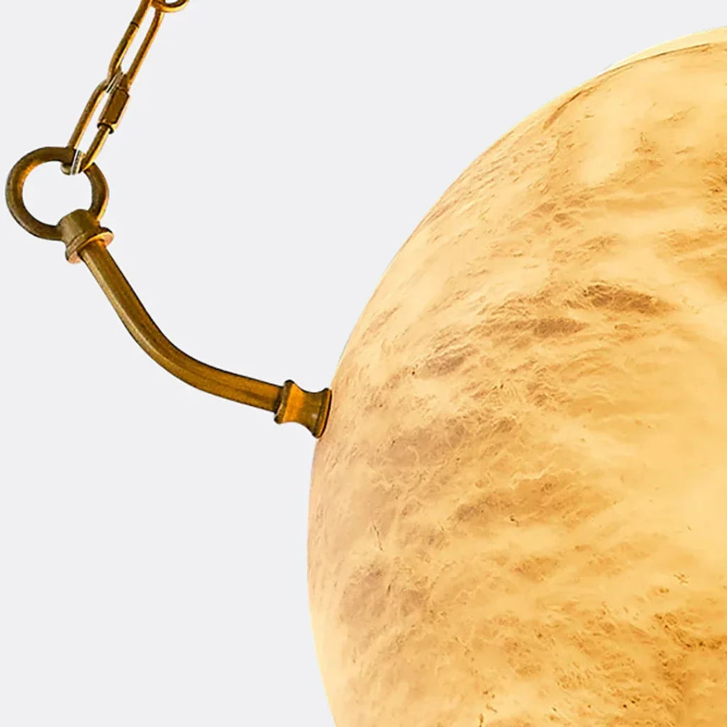Sphere Atlas Alabaster Pendant Lamp — Pamlamp